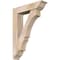 Ekena Millwork Balboa Traditional Smooth Bracket w/ Offset Brace, Douglas Fir, 7 1/2"W x 32"D x 44"H BKT0806X32X44BOA01SDF - alternate 1